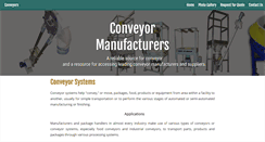 Desktop Screenshot of conveyor-systems.biz